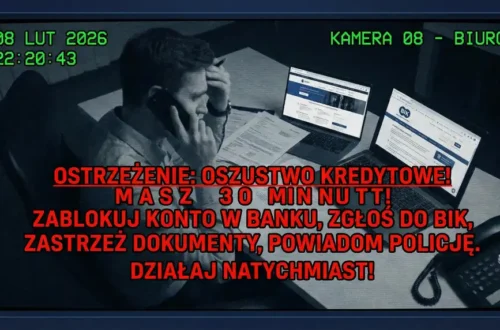Co zrobić w 30 minut po oszustwie kredytowym - bank, BIK, dokumenty, zgłoszenie incydentu i blokady
