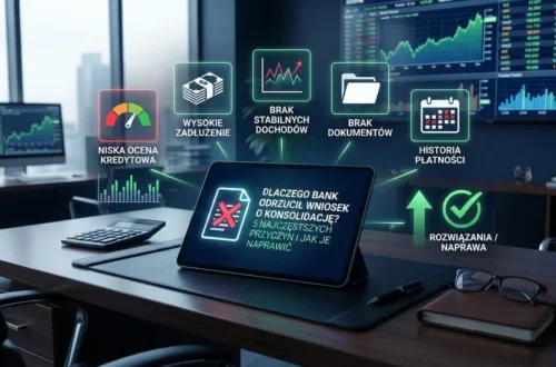 Dlaczego bank odrzucił wniosek o konsolidację? 5 najczęstszych przyczyn i jak je naprawić