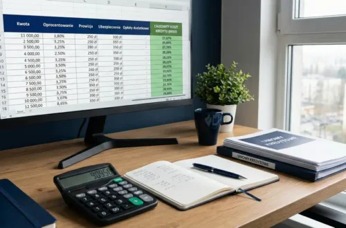 Jak policzyć całkowity koszt kredytu krok po kroku, RRSO, prowizja, ubezpieczenie, opłaty dodatkowe?