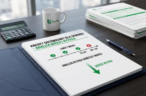 Kredyt gotówkowy dla seniora - jakie limity wieku stosują banki i jak zmienia się analiza ryzyka przy krótszym okresie spłaty