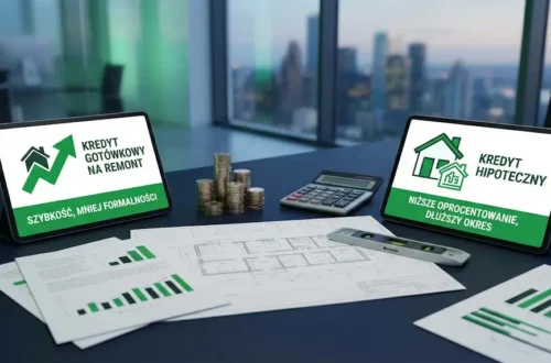 Kredyt gotówkowy na remont domu - czy to lepsza opcja niż kredyt hipoteczny?