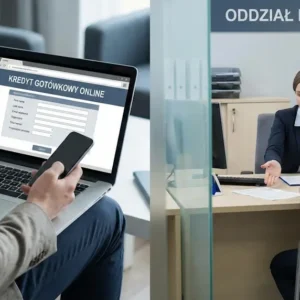 Kredyt gotówkowy online czy w oddziale banku?