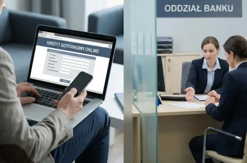 Kredyt gotówkowy online czy w oddziale banku?