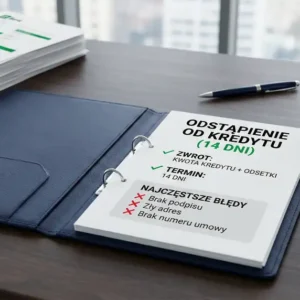 Odstąpienie od kredytu gotówkowego w 14 dni - co zwracasz, w jakim terminie i jakie są najczęstsze błędy w pismach?