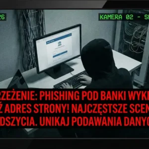 Phishing pod banki - najczęstsze scenariusze podszycia i co sprawdzić w adresie strony