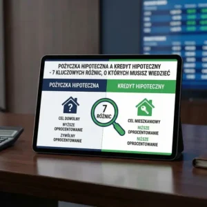 Pożyczka hipoteczna a kredyt hipoteczny - 7 kluczowych różnic, o których musisz wiedzieć