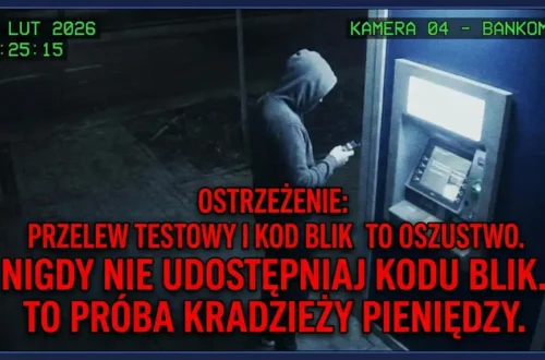 Przelew testowy i prośba o kod BLIK - dlaczego to zawsze jest próba kradzieży