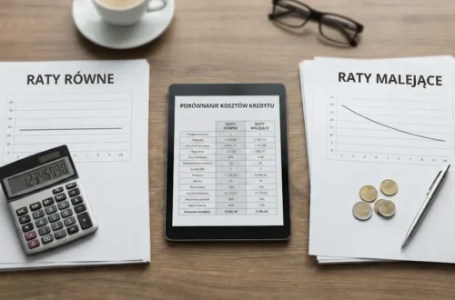 Raty równe czy malejące przy kredycie gotówkowym - co wybrać, by zapłacić mniej?