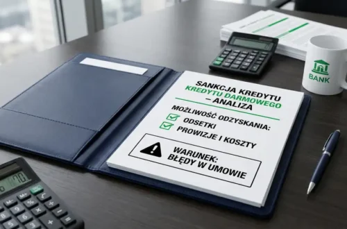 Sankcja kredytu darmowego - kiedy możesz odzyskać odsetki i koszty?
